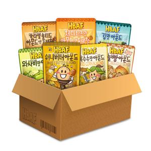 (신선집중) HBAF 바프 아몬드 3봉 마음대로 골라담기(100-120g)