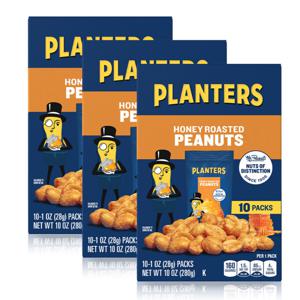 (결제할인 12%)플랜터스 허니로스티드 피넛 280g(28g10개) X 3개