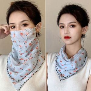 1+1 여성 마스크 자외선차단 햇빛가리개 먼지 차단 목스카프