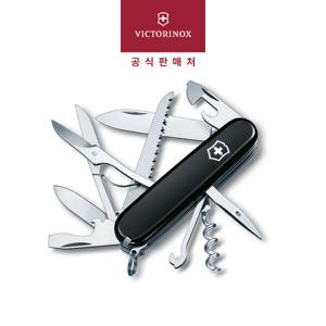 빅토리녹스 헌츠맨 91mm 미디움 포켓 스위스 아미 나이프 블랙 1.3713.3 SAK 베스트