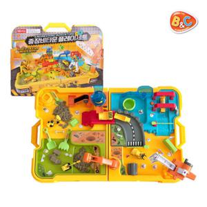 비앤씨 중장비타운 플레이세트 테이블 56PCS