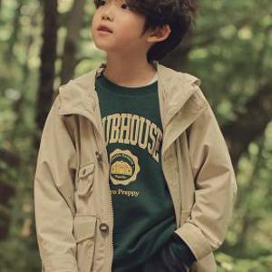 공용) 테마 클래식캠퍼스 홑겹 캐쥬얼 점퍼_MKE3JJ3211