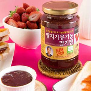 땅지기 유기농 딸기잼 600g2병