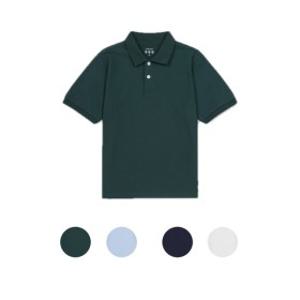 탑텐키즈 (택가29900원) MKF2TT3001 공용) 쿨에어 코튼 피케 카라 반팔티