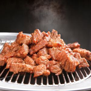 수제로 만든 돼지갈비맛 양념목살 300g x 10팩 갈비아저씨 대용량구성 소포장 간편식