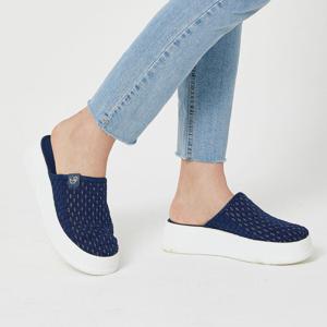 리치앤썬 여성 통기성좋은 앞막힌 키높이 통굽(5cm) 사무실 슬리퍼 실내화 블로퍼