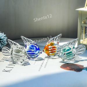 원쁠원 크리스탈 소품 물고기 장식 수족관 유리공예품 촬영 미니어처 인테리어