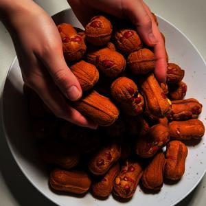 왕크니까 왕고소한 춘천 왕왕 땅콩빵 1팩 (400g내외/50개입) 중앙시장 서문시장 인기빵