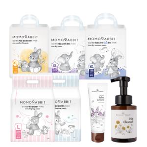 모모래빗 낮밤기저귀+기초케어모음전/(씽씽컴포트드라이썸머) 8팩+엉덩이클렌저+로션 / 4/6(월) 핫딜