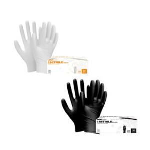 니트릴장갑 화이트 베이직 블랙 200매 요리용 실험용 생활용 다목적  니트릴장갑 기획 알뜰구성