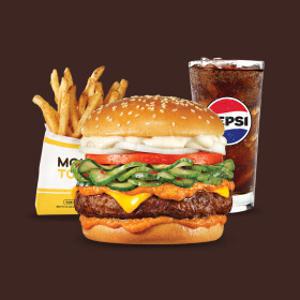 (맘스터치) 매직풍 비프버거 세트