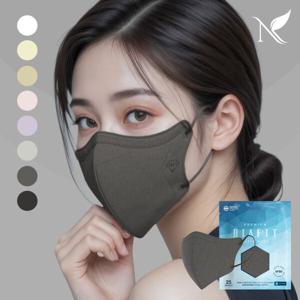 (4/7일 배개패드 사은품 증정) 내추럴키스 다이아핏 KF80 새부리형 마스크 50매+50매 파우치형