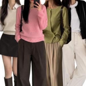 레니 5500원부터~ /겨울 신상 균일가전/ 탑/목폴라/집업/가디건/ 기본템부터 다양한 여성니트 모음전