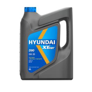 현대 엑스티어 D90 0W-30 6L PAO 가솔린 디젤 엔진오일 100% 합성유