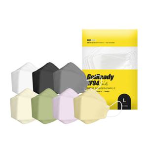 겟레디 화이트 3D 마스크 KF94 대형 50매 100매 숨쉬기편한마스크