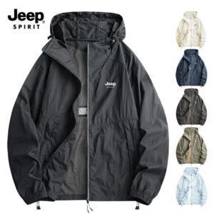 특가 지프 JEEP SPIRIT 정품 남녀공용 바람막이 후드자켓 UV차단99% 쿨링바람막이 HRJK T91