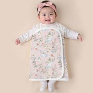 모로반사 방지 순면 아기 조끼형 슬리핑백 배싸개(0세-3세)