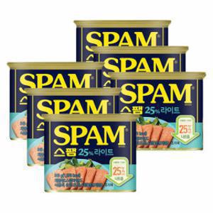 (깜짝)스팸 25%라이트 340g x6개