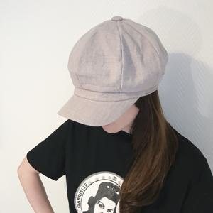 당일무배 린넨(여름소재) 팔각모 잔골지 린넨 빵모자 헌탱캡