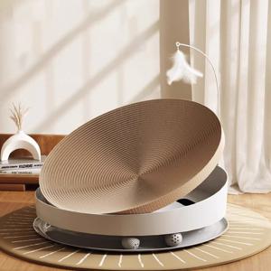 고양이 스크래쳐 발톱 원형 숨숨집 고양이 장난감 3 in 1 고양이 놀리기 스틱 고양이 턴테이블