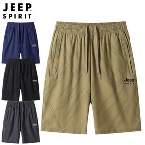 JEEP SPIRIT 여름 반바지 남성 캐주얼 트레이닝 밴딩 반바지 루즈핏 데일리룩 빅사이즈