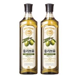 사조 올리브유 900ml 2개