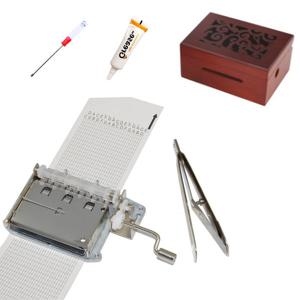 DIY 수동 오르골 만들기 30노트 오르골 우드박스