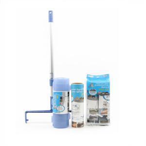 (테이프크리너 모음) 봉길이조절 수퍼 테이프크리너 세트(본품+리필2매입) / 롱핸들 밀대형 테이프 크리너