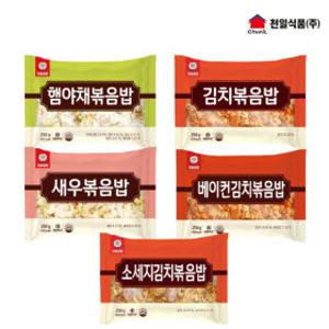 천일 인기 볶음밥 골라담기 (햄야채/김치/새우/낙지 등)