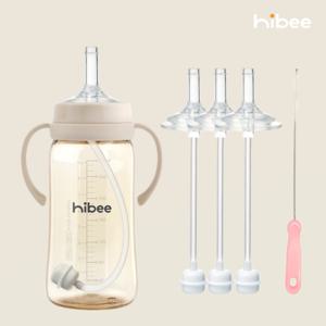 하이비 추빨대 2단계 3P 풀세트 더블하트 모윰 호환 젖병빨대 아기 빨대컵 100%국내제조