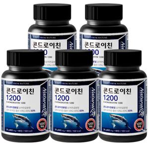 네추럴라이즈 콘드로이친 1200 600mg x 60정 5박스 상어 연골 분말