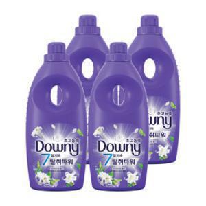 다우니 퍼플 1L 화이트티와 릴리 향 4개