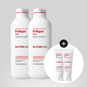 폴리젠 탈모증상완화 볼륨강화 플러스 샴푸 750mlx2(+100mlx2 추가증정)