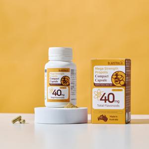 호주직수입 프로폴리스 60캡슐 플라보노이드 40mg 항산화 메가스트렝스 2개월분
