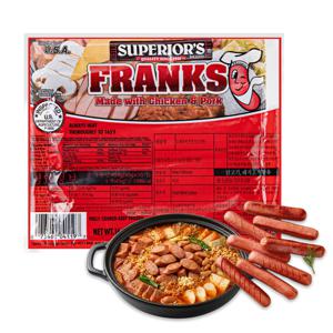 부대찌개 햄 냉동소시지 슈페리어 프랑크소세지 454g