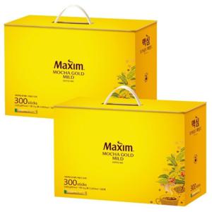 동서 맥심 모카골드 300T x 2개 총 600T 마일드 커피 사무실 자판기