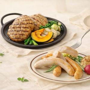 (단하루특가) 무첨가 수제소세지 2종 + 한돈 떡갈비 1개 세트 국내산 무항생제 아이반찬 박가정