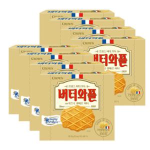 크라운 버터와플 with 이즈니생메르 버터 158gx8개