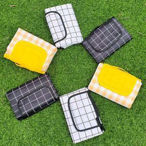 야외용 피크닉 캠핑 돗자리 텐트 방수매트 체크패턴-소