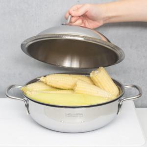 (사은품 삼각집게(1p)증정) 통3중 멀티웍+타공바스켓 찜기 세트 24cm 인덕션가능