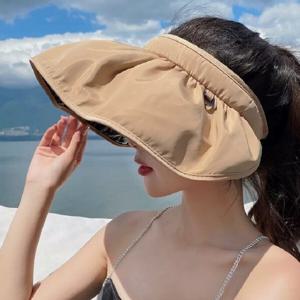 (1+1) 자외선 햇빛 차단 해파리 롤업 선캡 모자 등산 캠핑 여행 햇빛가리개 썬캡