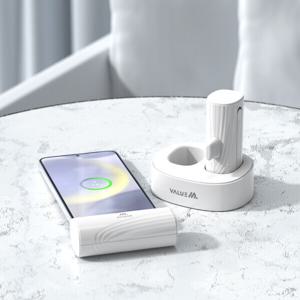 2+1 PD 20W 미니 도킹 일체형 무선 고속충전 보조배터리 D1 + 전용 충전 스탠드 C타입 8핀 삼성 갤럭시 애플