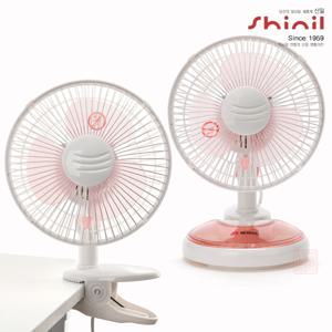 신일 20CM 집게형 탁상용 겸용 스탠드 미니 선풍기 2단풍속 3엽날개 소형선풍기 사무실 책상 아이들 공부방