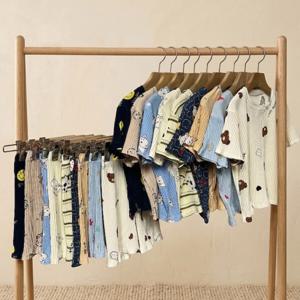 유아동 키즈 여름 플리츠잠옷 반팔 파자마 상하세트 촌캉스 온가족 패밀리룩으로 인기상품