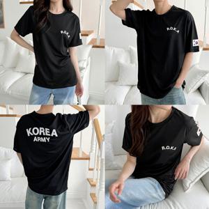 ROKA 로카 반팔티 쿨링 기능성 가족 티셔츠 체육대회 단체티 군대 반팔 로카티 코리아 아미