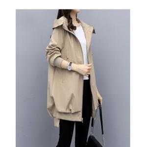 J2K 후드 트렌치 집업 자켓 간절기 점퍼 캐주얼 데일리룩