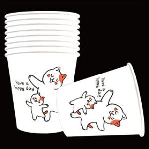무료배송 페이퍼맥스 고양이 종이컵 2000개/1박스