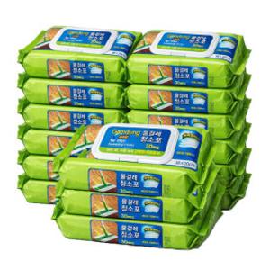 실속 물걸래 부직포 청소포 대형 38cmX20cm 30매  15개입