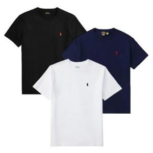 2장세트 폴로 랄프로렌 반팔 티셔츠 라운드 기본핏 남녀공용 반팔티