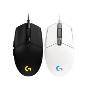 로지텍 G102IC 2세대 LIGHTSYNC 게이밍 마우스 벌크 정품 - 블랙